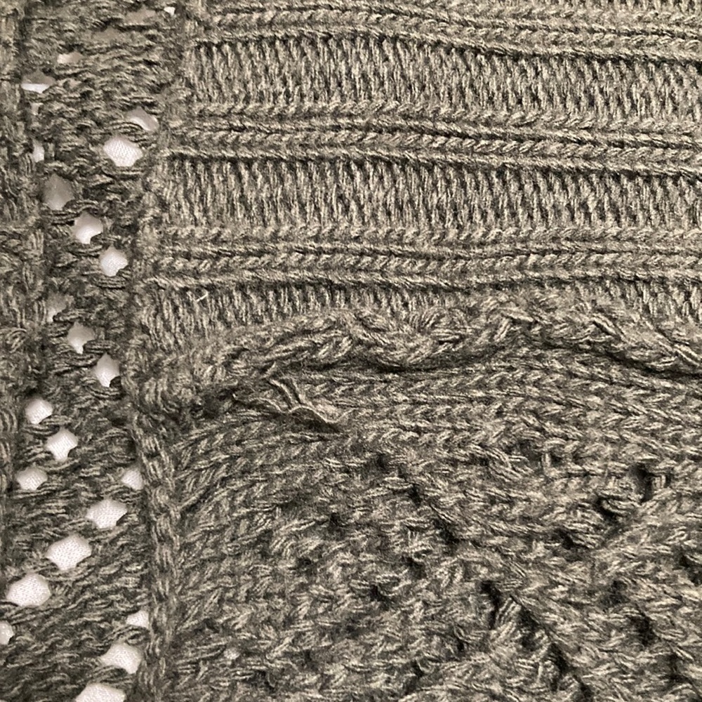 H&M Acrylic Open Knit/Crochet Shrug/Cardigan X-Small/Small - Picture 6 of 13